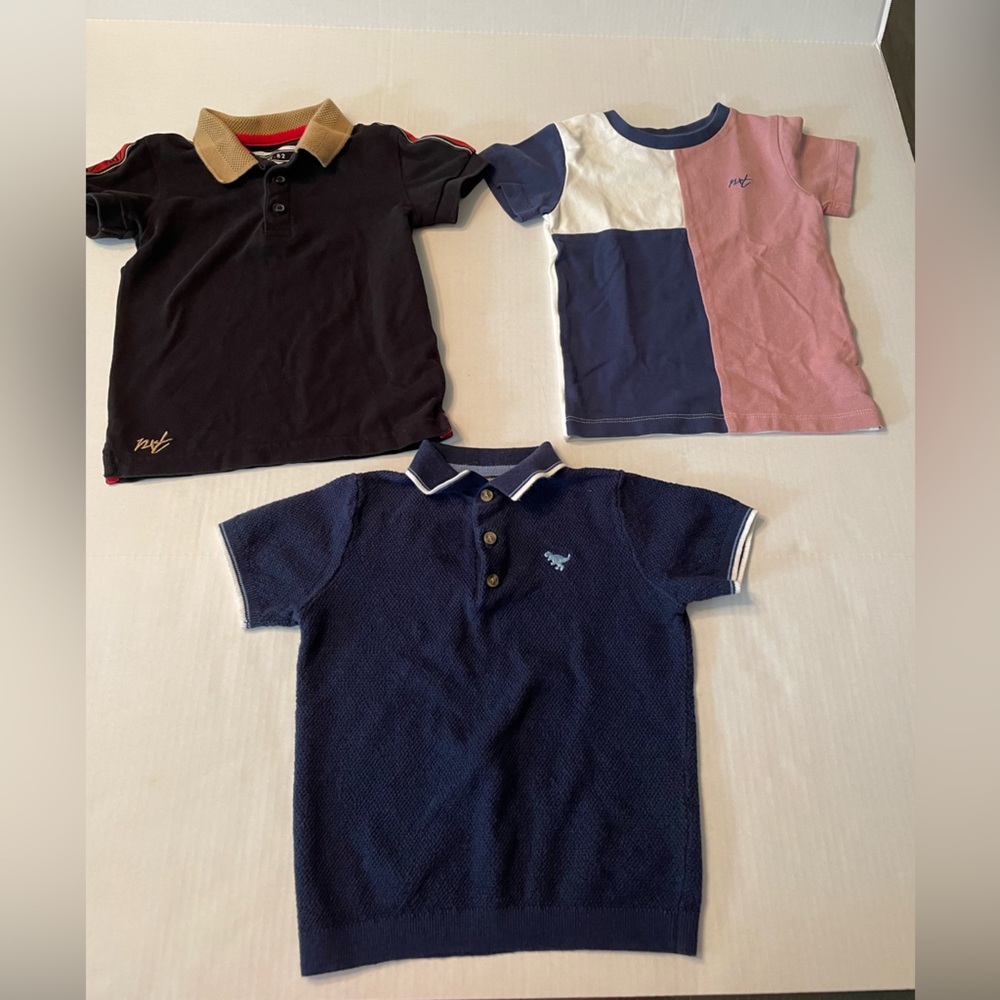 Bundle of 3pc Baby Boy Short Sleeve Shirts